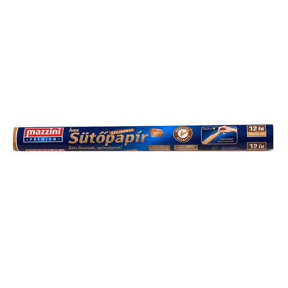sütőpapír szilikonos 12 ív/tekercs Mazzini