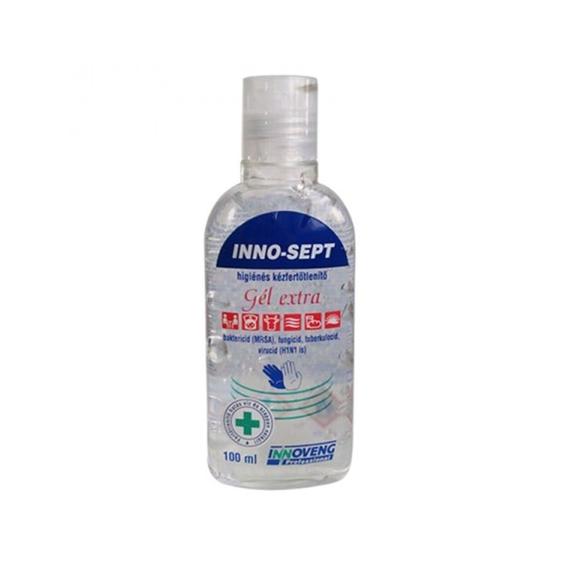 Kéz- és borfertotleníto gél kupakkal 100 ml INNO SEPT GÉL EXTRA