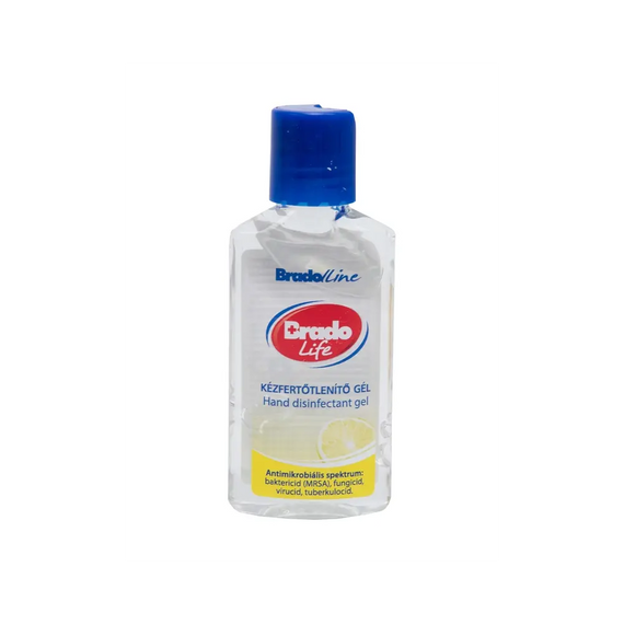 Kéz- és borfertotleníto gél 50 ml Bradolife citrom