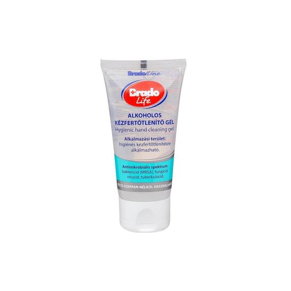 Kéz- és borfertotleníto gél tubusos 100 ml Bradolife