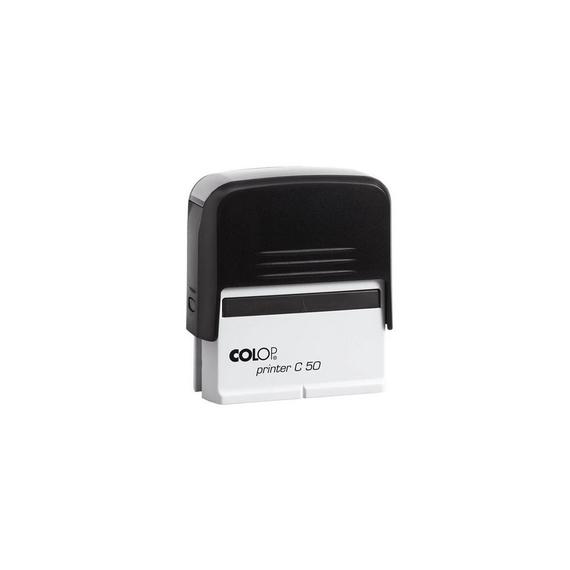 Bélyegzo C50 Printer Colop fekete ház/piros párna