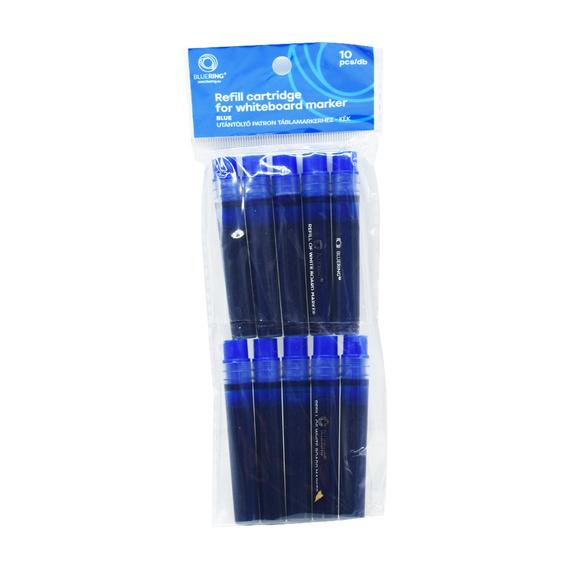 Utántölto patron cserélheto betétes táblamarkerhez Bluering kék
