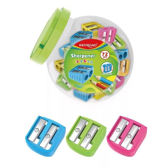 Hegyezo 2 lyukú Keyroad Easy-sharp vegyes színek