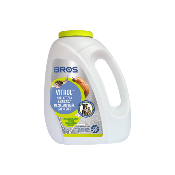 Csiga- és meztelencsigaölo szer 1 kg Bros