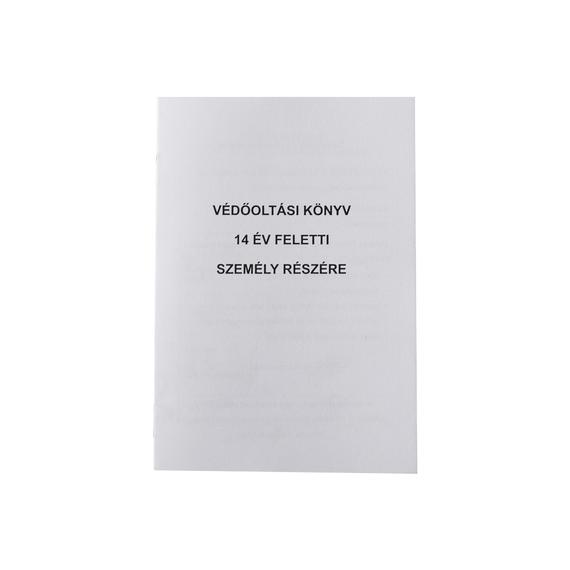 Védooltási könyv 14 év feletti személy részére 8 lapos füzet C.3337-11