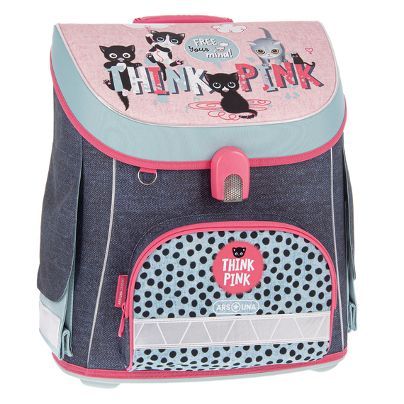 Iskolatáska ergonómiai, lányos, kompalt easy mágneszáras Ars Una THINK-PINK (5285) 23