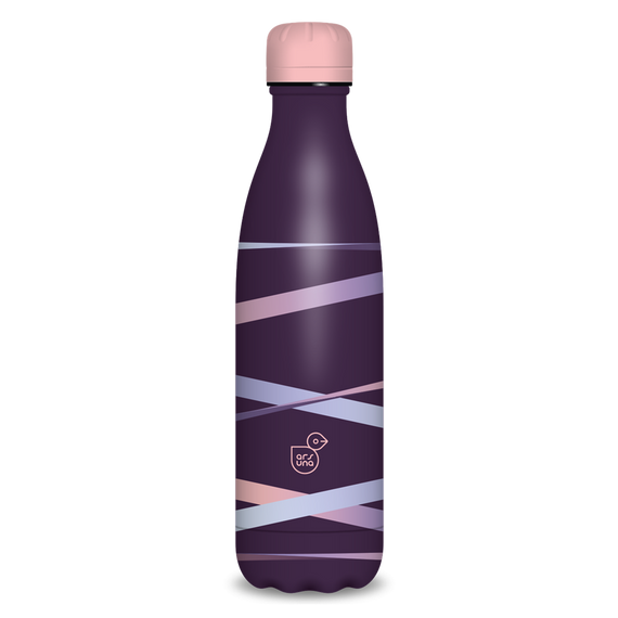 Fémkulacs duplafalú 500ml Ars Una Ribbon-purple (5168) 22