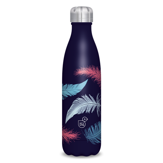 Fémkulacs duplafalú 500ml Ars Una Feather-dark (5170) 22