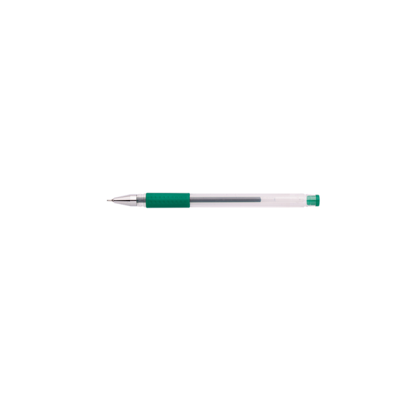 Zselés toll 0,5mm, kupakos GEL-Ico, írásszín zöld 