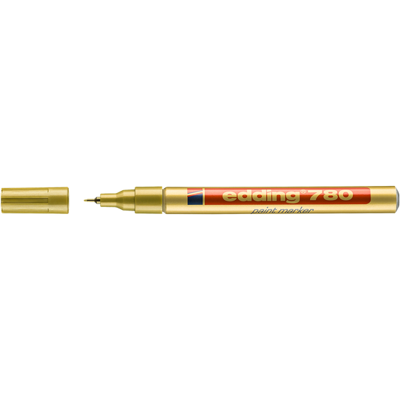 Lakkmarker 0,8mm, kerek Edding 780 arany 