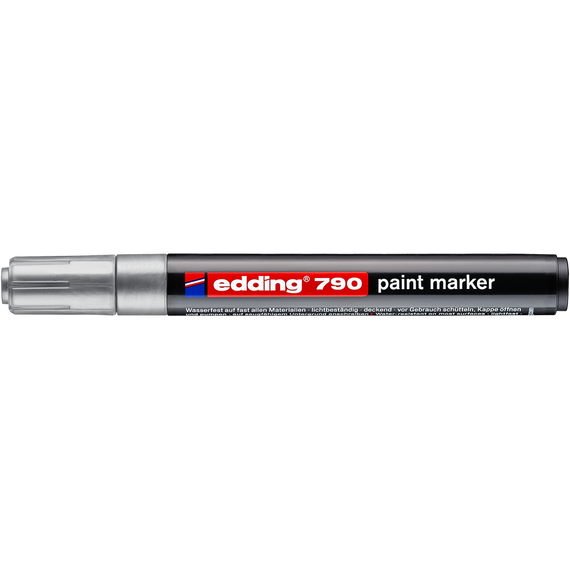 Lakkmarker 2-3mm, kerek Edding 790 ezüst 