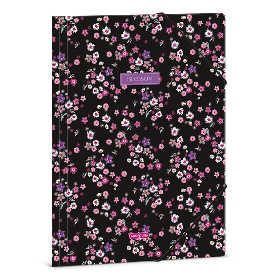 Ars_Una_Pearl_Blossom_black_A4_gumis_dosszie