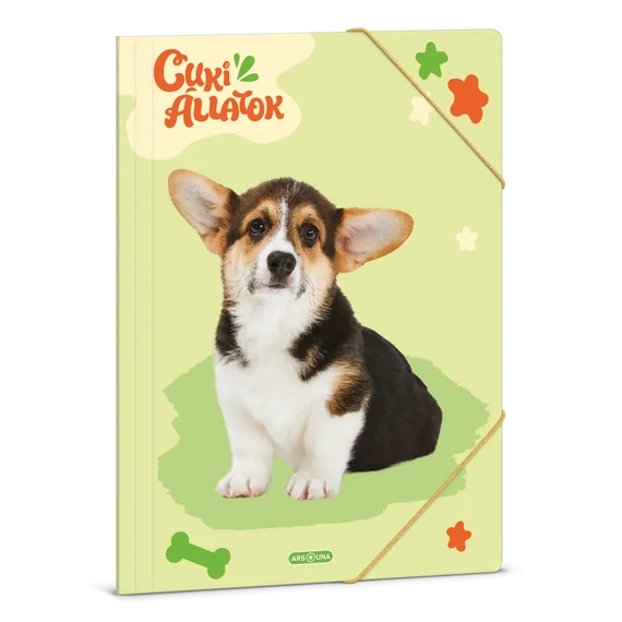 Ars_Una_Cuki_allatok_Welsh_Corgi_A4_gumis_dosszie