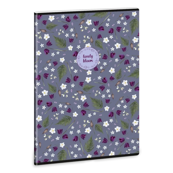Ars_Una_Lovely_Bloom_Bluebells_A4_extra_kapcsos_fuzet_ponthalos