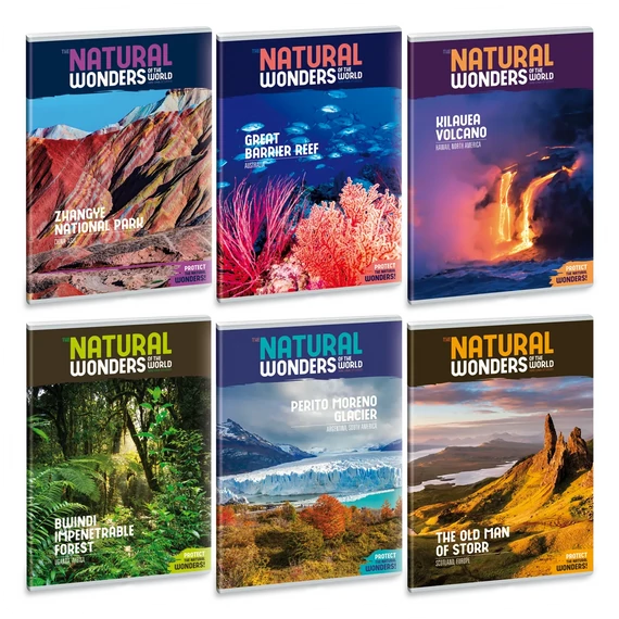 Ars_Una_Natural_Wonders_A4_extra_kapcsos_fuzet_negyzethalos