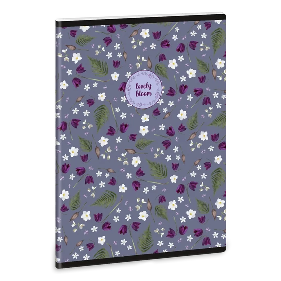 Ars_Una_Lovely_Bloom_Bluebells_A5_extra_kapcsos_fuzet_ponthalos