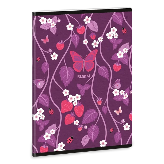 Ars_Una_Bloom_Papillon_A5_extra_kapcsos_fuzet_ponthalos