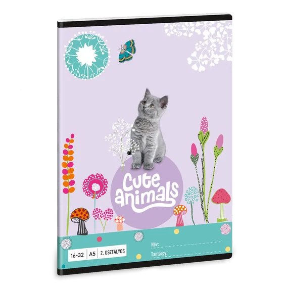 Ars_Una_Cute_Animals_kitten_A5_2_oszt_fuzet_16_32