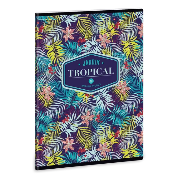 Ars_Una_Tropical_Lily_Flower_A5_extra_kapcsos_fuzet_vonalas
