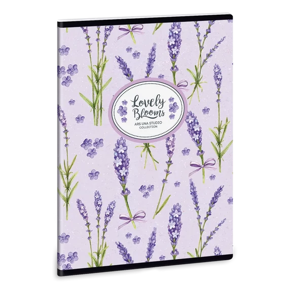 Ars_Una_Lavender_A5_extra_kapcsos_fuzet_negyzethalos