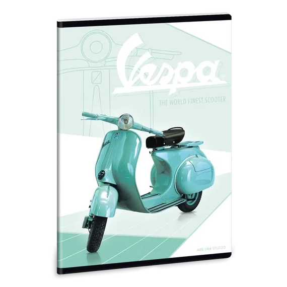 Vespa_Retro_A5_extra_kapcsos_fuzet_negyzethalos