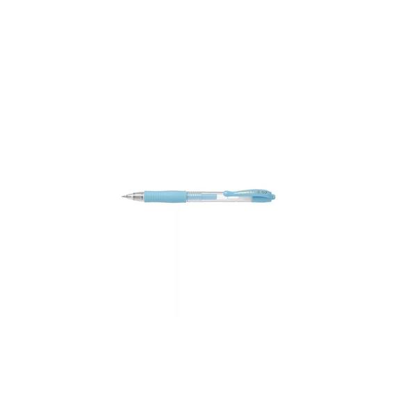 Zselés toll 0,7mm, nyomógombos Pilot G-2, írásszín pasztellkék