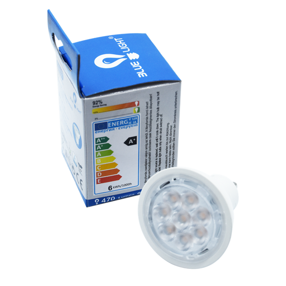 Led 6W GU10 2700k 470lm Blue Light