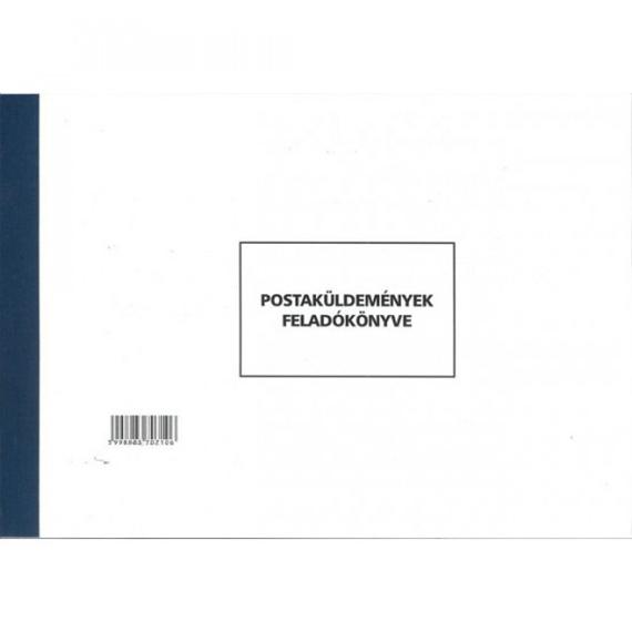 Postaküldemények feladókönyve A4, fekvo 75 lapos C.7976-11/új