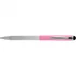 Kép 3/3 - Golyóstoll metál rózsa test, Zebra Stylus Telescopic, írásszín kék