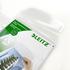 Kép 1/3 - Genotherm lefűzhető, A4, 170 micron jumbo narancsos felül behajtható fülel Leitz 5 db/csom