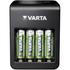 Kép 1/3 - Elemtöltő, akku LCD Plug töltő + 4 db AA 2100 mAH Varta 