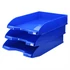 Kép 2/2 - Irattálca muanyag 345, 345x255x65mm, Bluering®, kék