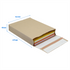 Kép 1/3 - Csomagküldő webshop tasak 162x229x40mm, erős kraft papírból 250 db/doboz, E-green barna