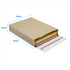 Kép 1/3 - Csomagküldő webshop tasak 400x500x100mm, erős kraft papírból 100 db/doboz, E-green barna