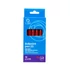 Kép 2/3 - Golyóstoll 0,8mm, nyomógombos muanyag piros test, Bluering® Z3, írásszín piros