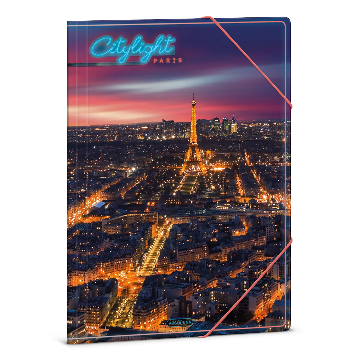Ars Una City light-Paris A/4 gumis dosszié
