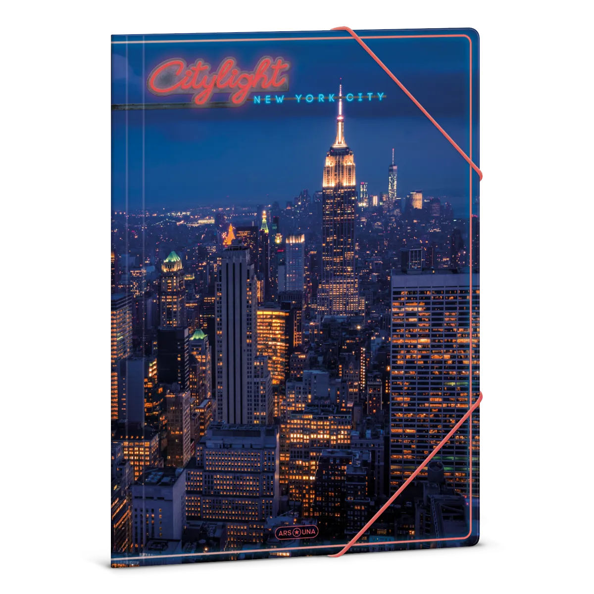 Ars Una City light-New York A/4 gumis dosszié