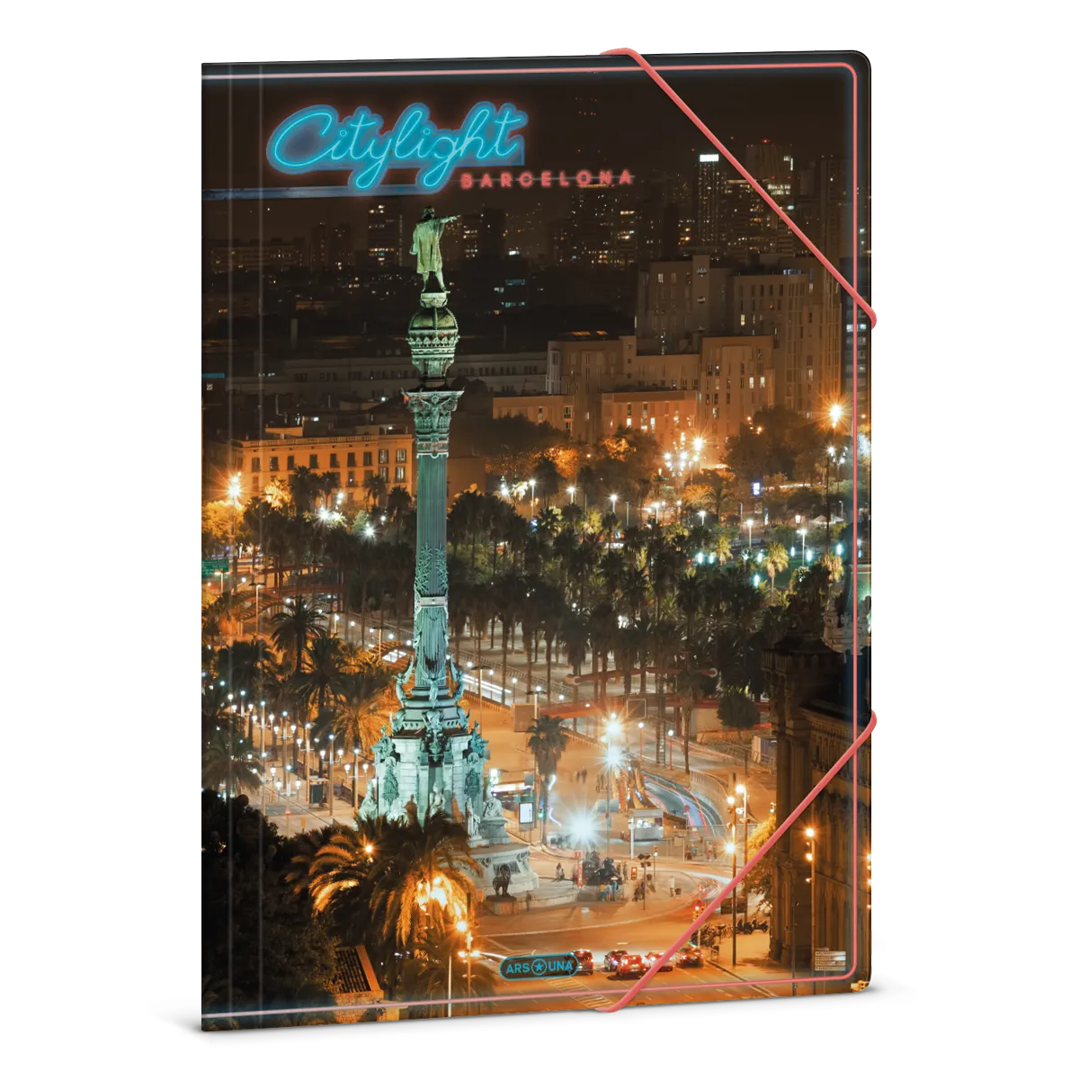 Ars Una City light-Barcelona A/4 gumis dosszié