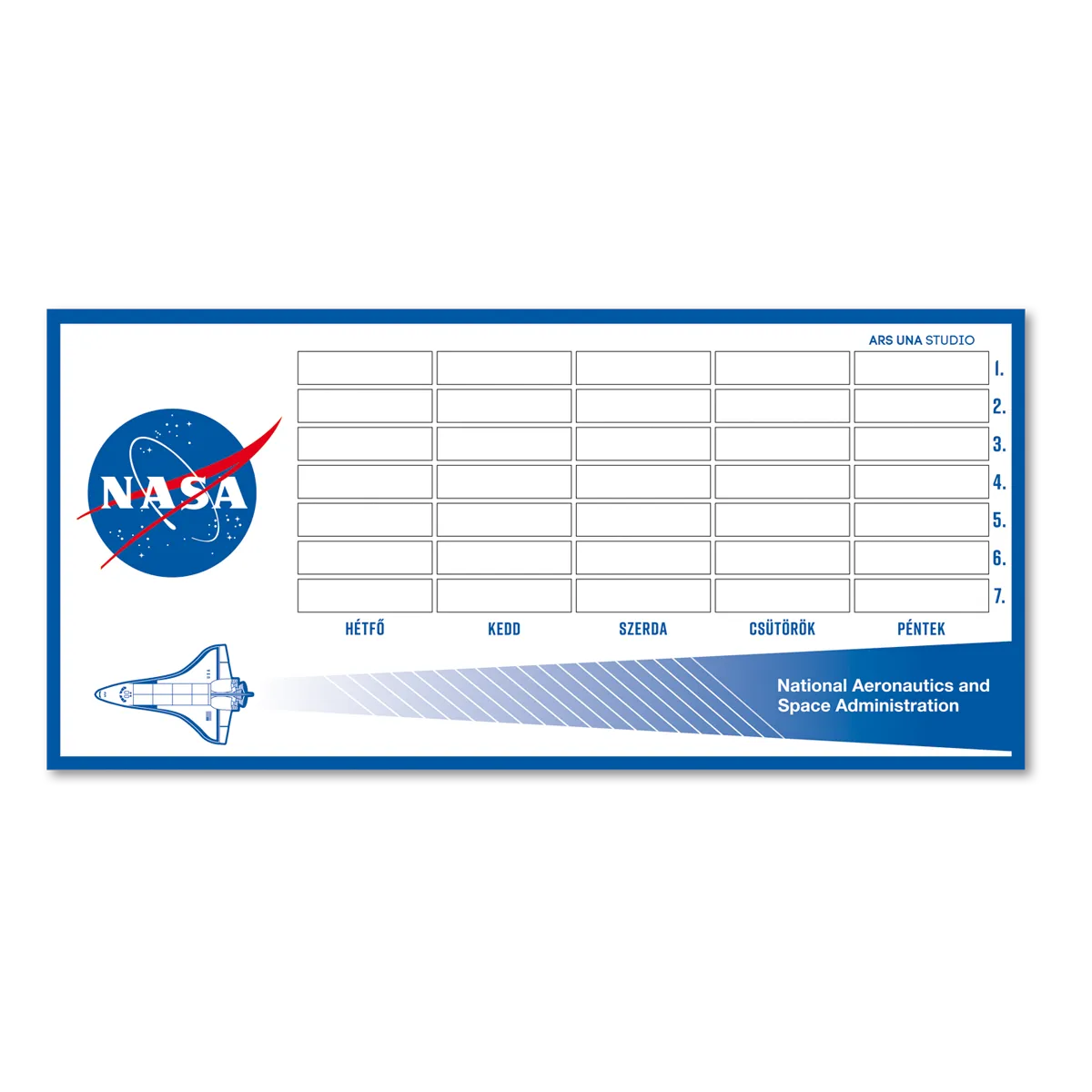 NASA órarend