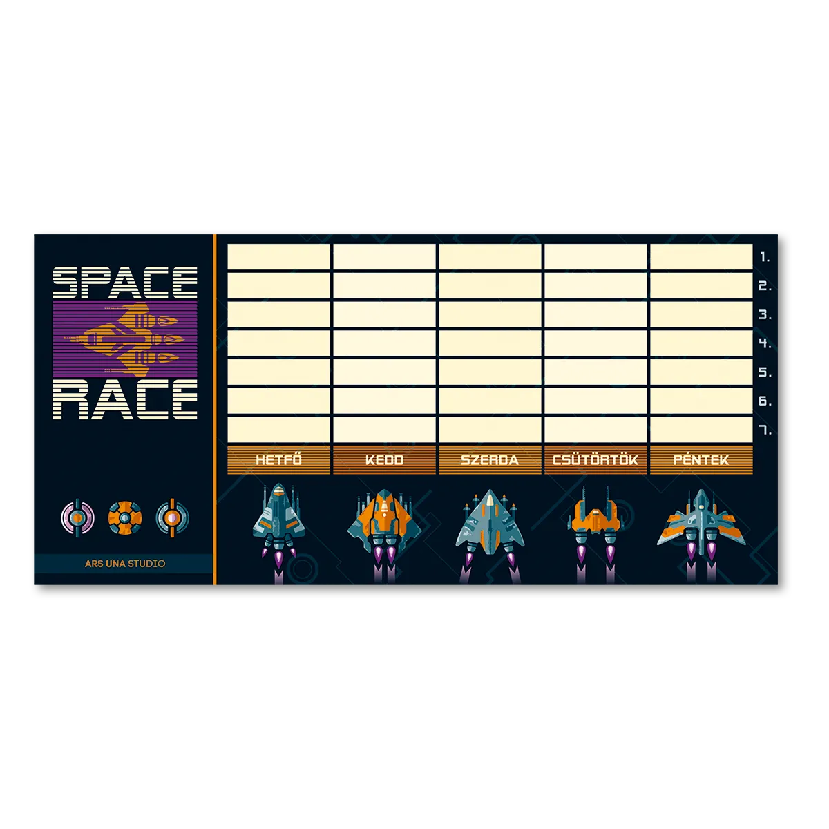 Ars Una Space Race órarend