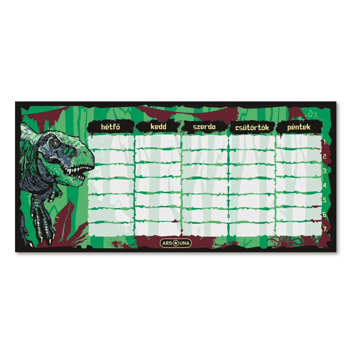 Ars Una T-Rex órarend