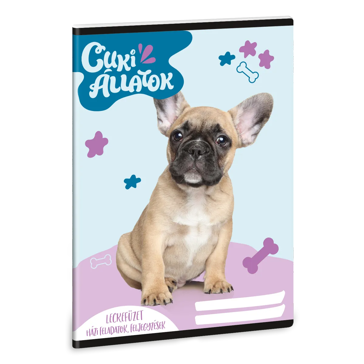 Ars Una Cuki Állatok - Francia bulldog A/5 leckefüzet