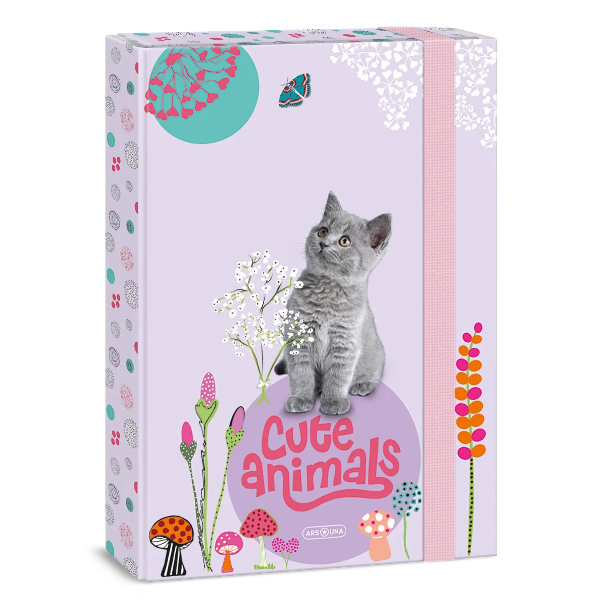 Ars Una Cute Animals-kitten A/4 füzetbox
