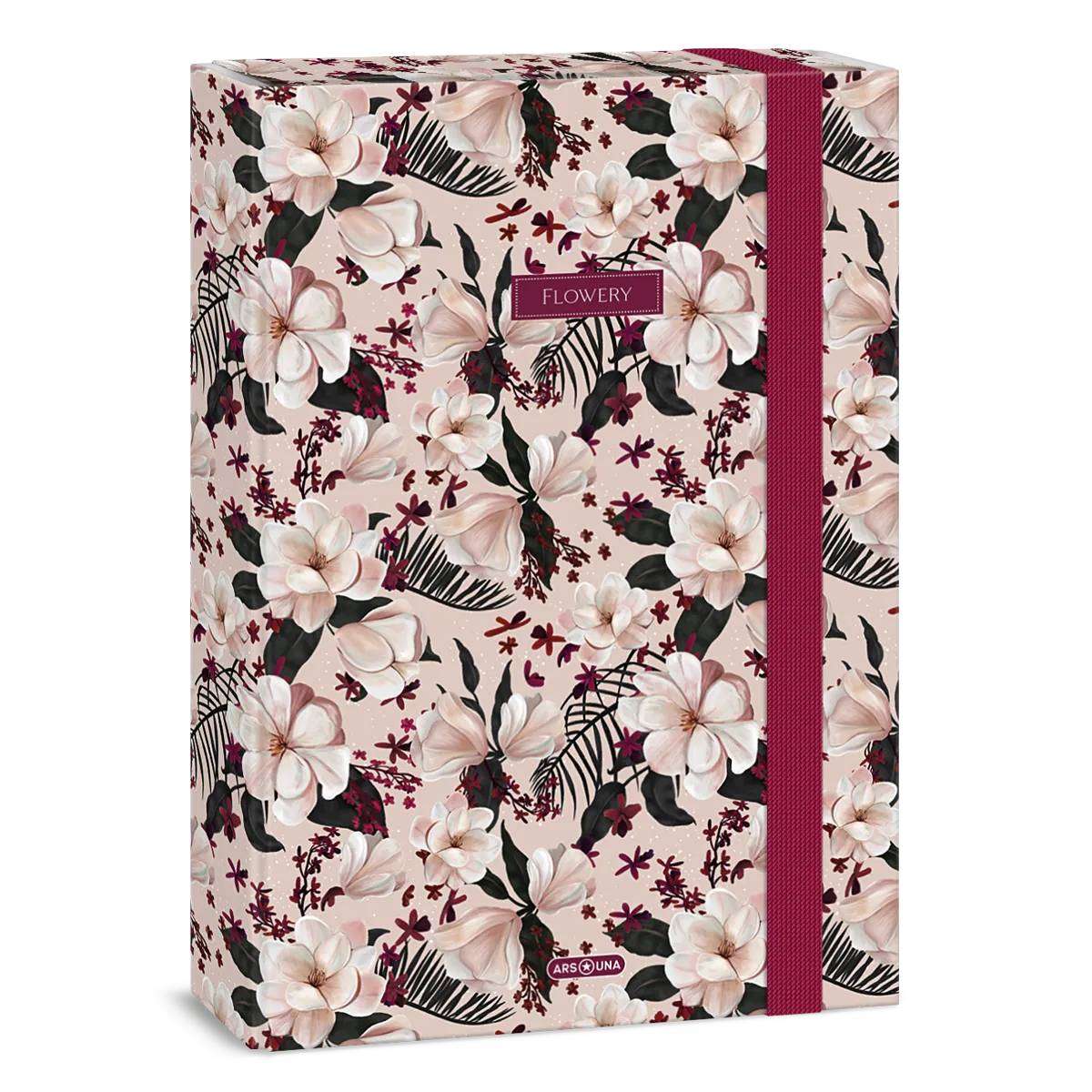 Ars Una Flowery pink A/4 füzetbox
