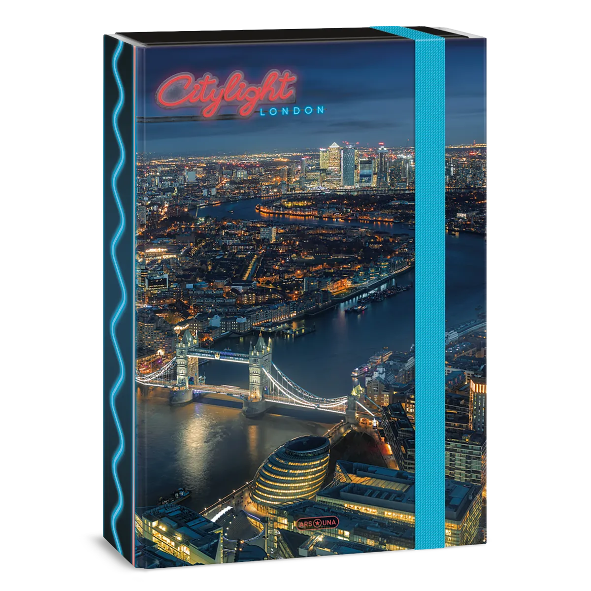 Ars Una City light-London A/4 füzetbox
