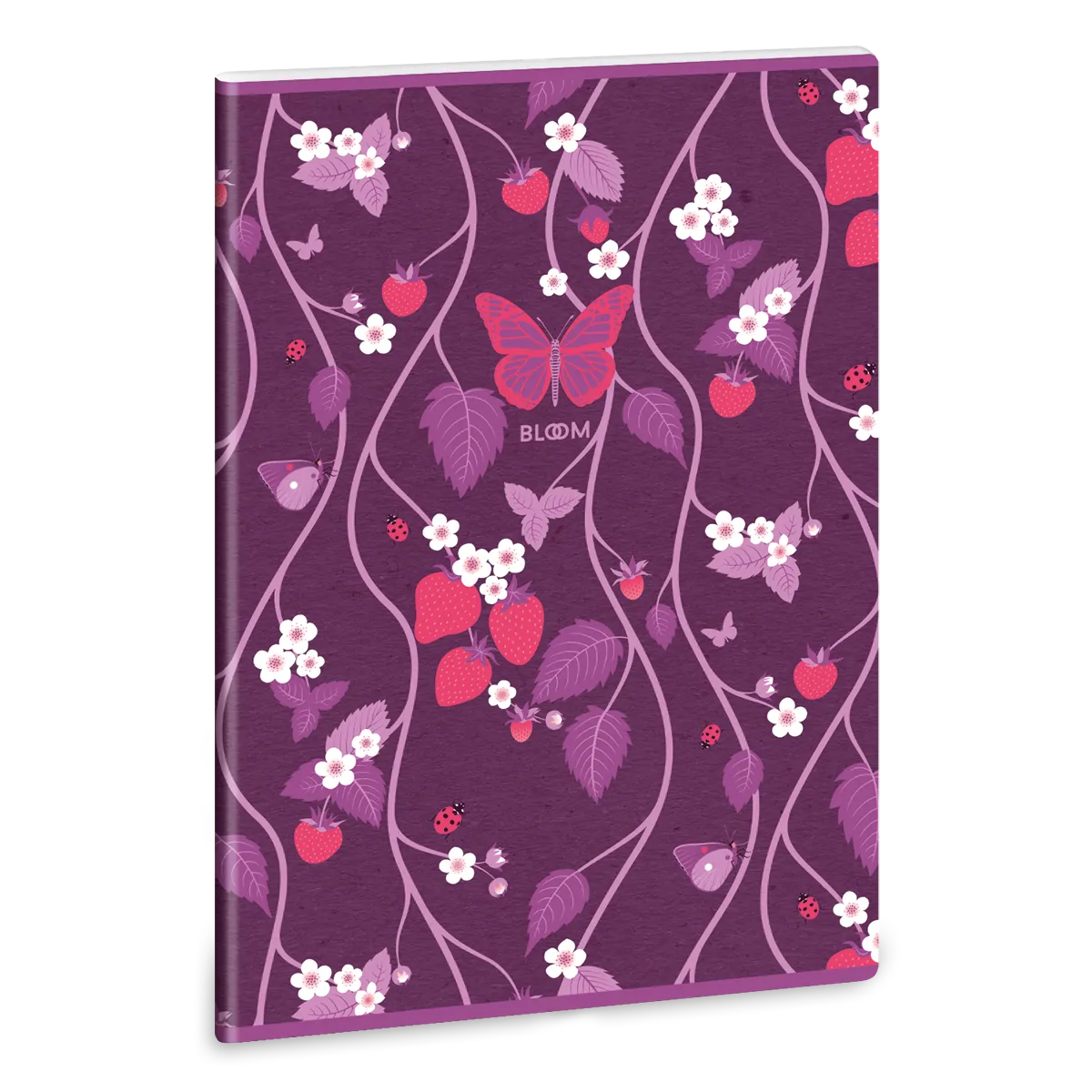 Ars Una Bloom Papillon A/4 extra kapcsos füzet-ponthálós