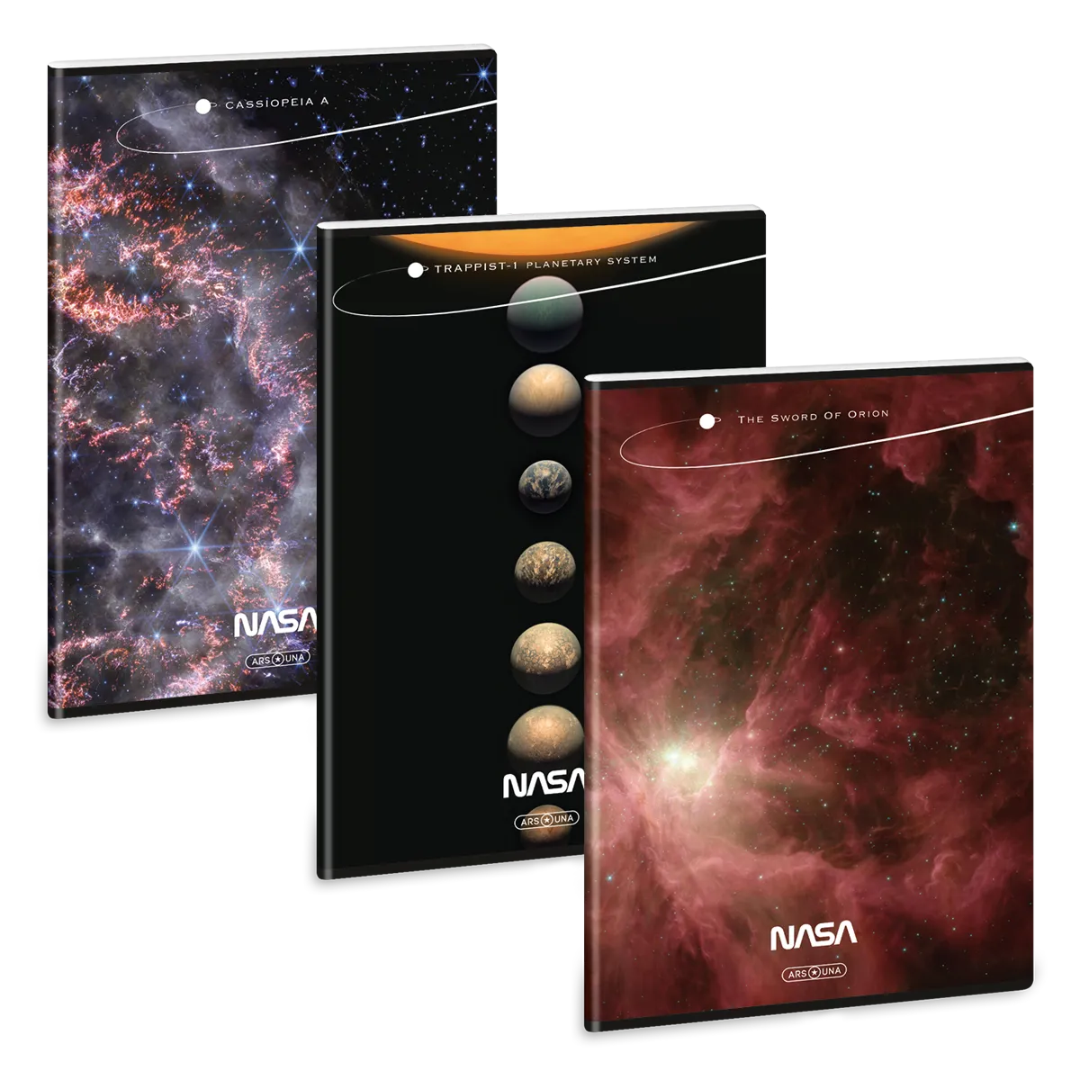 NASA A/4 extra kapcsos füzet-vonalas