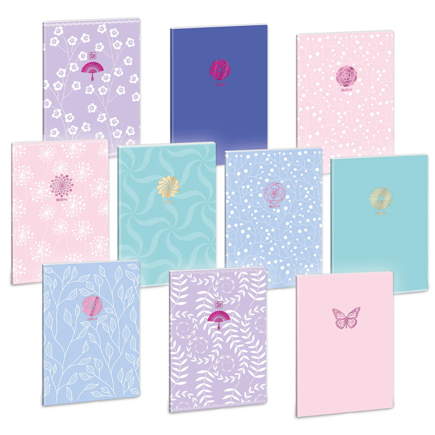 Ars Una Soft touch Spring-mix A/4 extra kapcsos füzet-négyzethálós