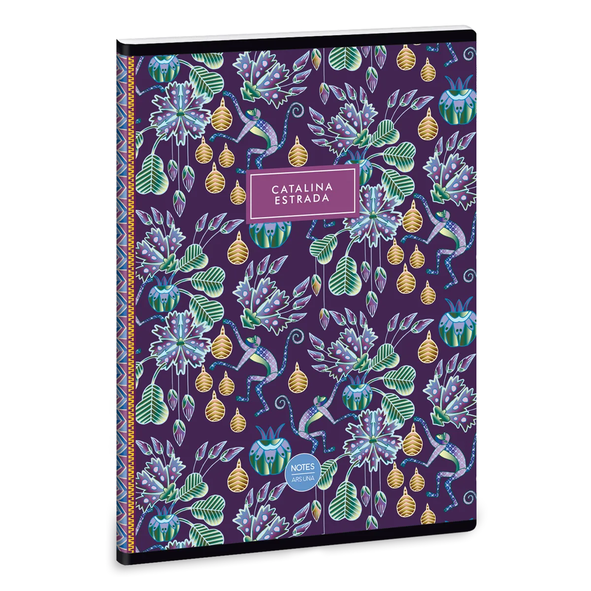 Catalina Estrada Purple Monkey A/5 extra kapcsos füzet-sima