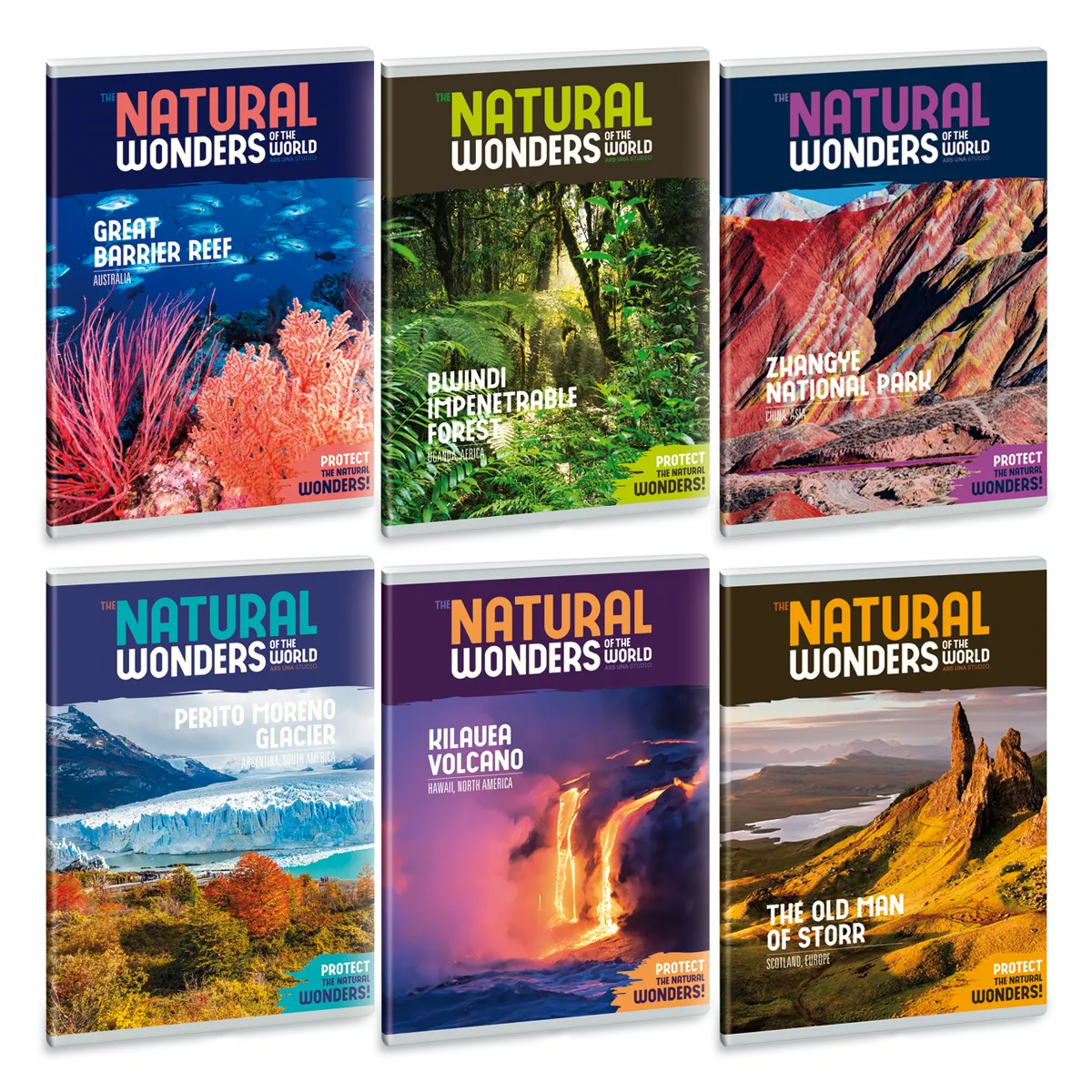 Ars Una Natural Wonders A/5 extra kapcsos füzet-sima